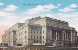 Missouri St Louis New Municipal Auditorium