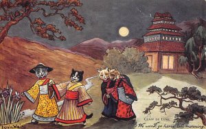 Raphael Tuck & Sons Serie Artist Louis Wain unused 