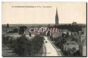 Old Postcard La Guerche de Bretagne Vue Generale