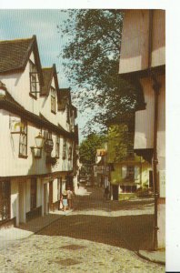 Norfolk Postcard - Elm Hill - Norwich - Ref 16246A