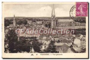 Old Postcard Vendome Vue Generale