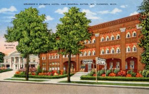 MI - Mt. Clemens. Kraemer's Olympia Hotel & Mineral Baths