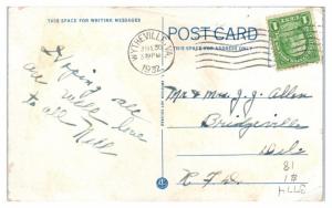 1932 Chimney Rock, Wytheville, VA Postcard