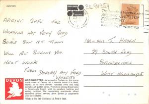 BR91351 goodrington sands from the cliff walk south devon  uk