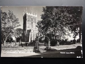 Yorkshire HORNSEA St Nicholas Church - Old RP Postcard by Empire View  080-1