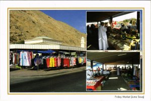 PC CPA SULTANATE OF OMAN FRIDAY MARKER JUMA SOUQ REAL PHOTO POSTCARD (b16346)