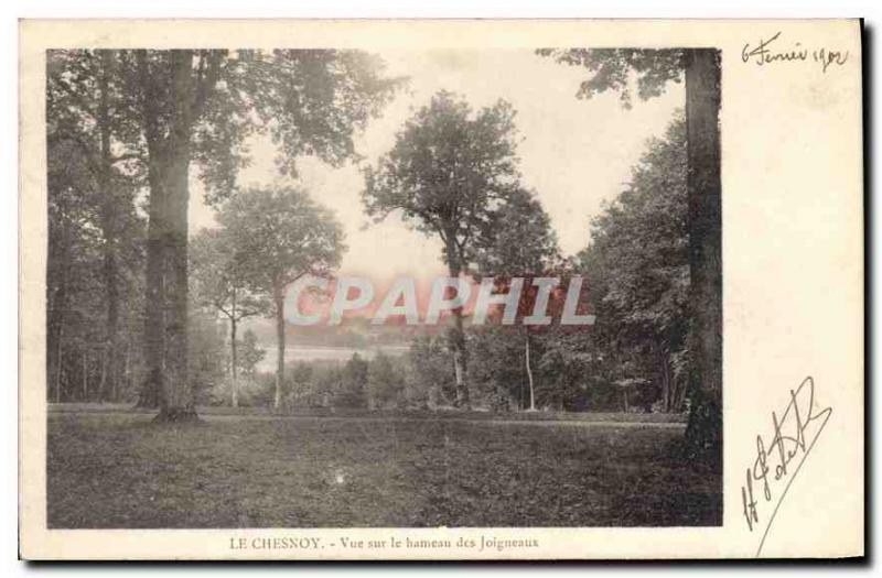 Postcard The Old Chesnoy View hamlet Joigneaux