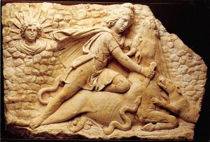 Relief With  Mithras Slaying The Bull, Cincinnati Art Museum  