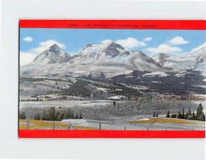 Postcard East Entrance To Glacier Park, Montana