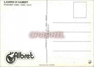 Postcard Modern Lamps Albret Peacock Ref