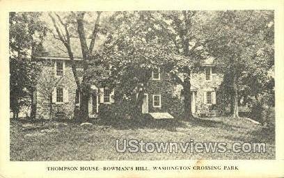 Thompson House, Bowman's Hill - Washington, Pennsylvania
