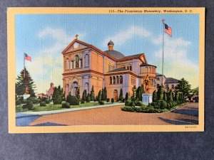 The Franciscan Monastery Washington DC Linen Postcard H1302082505