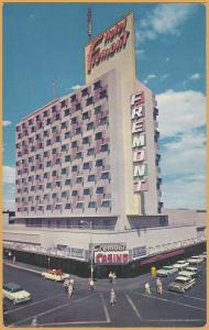 Las Vegas, Nev., Hotel Fremont, 1950's cars and people-