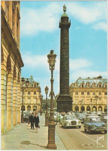 France Paris Colonne Vendome column statue of Napoleon Postcard
