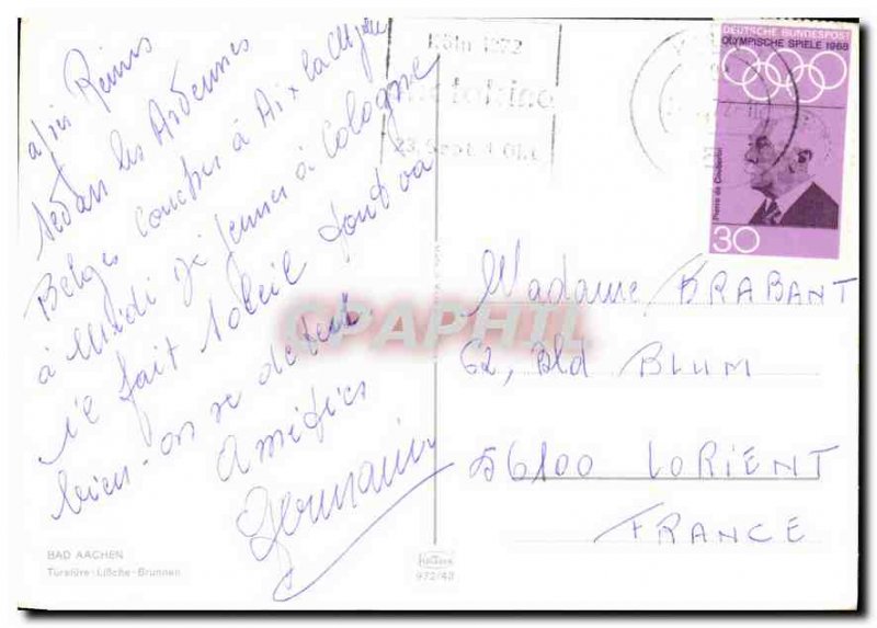 Modern Postcard Bad Aachen