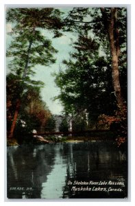 Skeletron River Lake Rosseau Muskoka Lakes Ontario Canada UNP DB Postcard T1