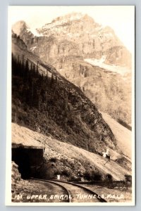 RPPC  Upper Spiral Tunnels  Canada   Postcard