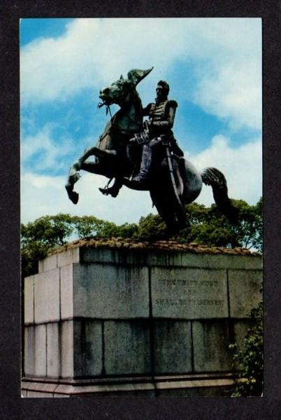 LA General Andrew Jackson Civil War New Orleans Louisiana Postcard PC