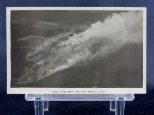 Keedysville, MD - RPPC - Aerial View Fire - Maryland