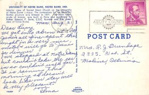 Blessed in 1871 - Notre Dame, Indiana IN  