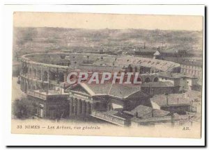 Postcard Old Nimes bullring The general view