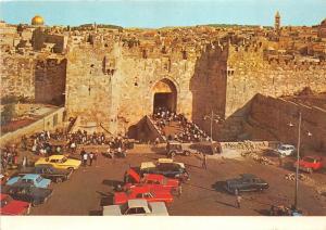 BG14435 damascus gate car voiture   jerusalem israel