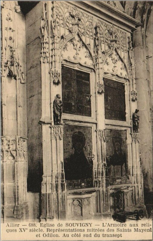 CPA SOUVIGNY Eglise - Armoire aux Reliques (1200117)