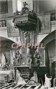 Modern Postcard Beaufort Sur Doron (Savoie) The pulpit Renaissance style dati...