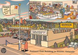 Postcard Club Building - Colorado