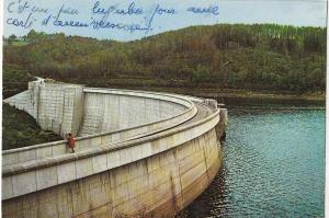 BF21617 dans la montagne noire 81 le barrage des camma  france  front/back image