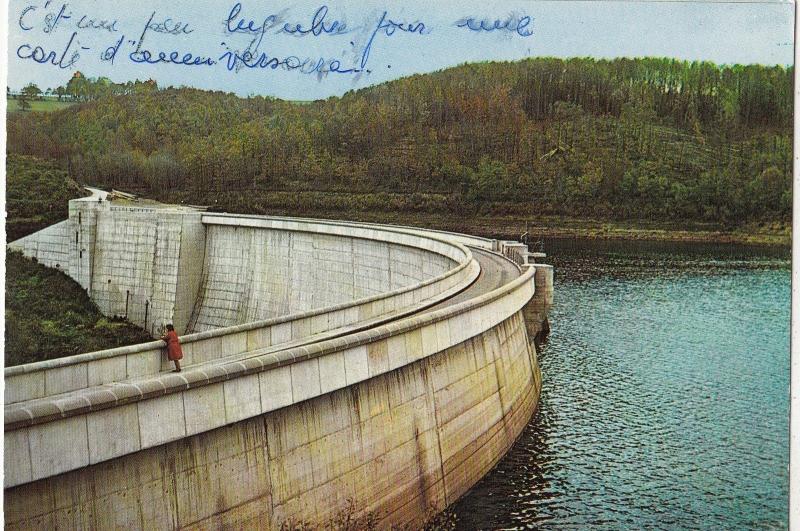 BF21617 dans la montagne noire 81 le barrage des camma  france  front/back image