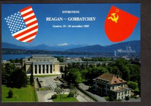 Switzerland President Ronald Reagan Gorbatchev Russia Swiss Geneva Geneve