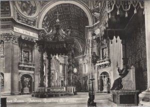 Italy Postcard - Roma / Rome - Interno Basilica S.Pietro  RRR1420