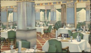 Cheyenne WY Plains Hotel Wyoming Room Linen Postcard