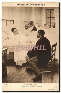 Old Postcard Musee Du Luxembourg The Geoffroy De La Tour Day At & # 39Hopital