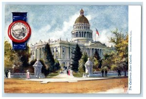 The California State Capitol Sacramento California CA Tuck's Oilette Postcard