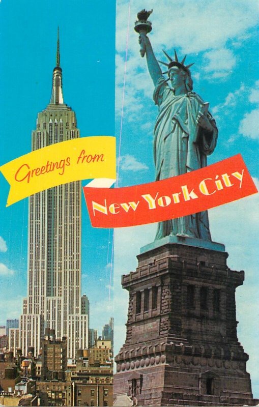 United States New York City Liberty Statue Empire State