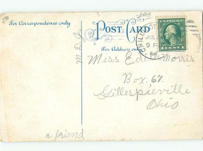 Pre-Linen Risque NUDE GIRL TAKING A BATH AB6190