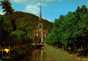 Brasil Petropolis Koeler Avenue and Sao Pedro Alcantara Cathedral