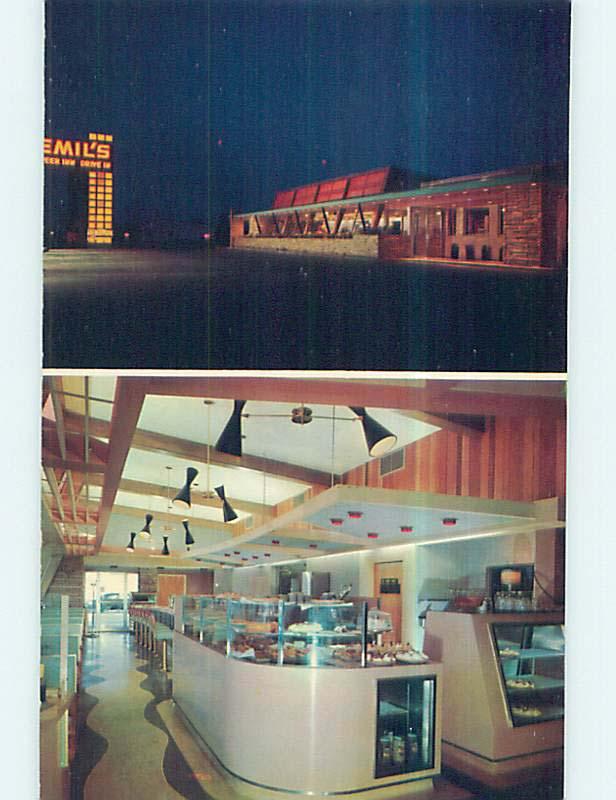 Unused Pre-1980 EMIL'S STEER INN RESTAURANT Columbus Ohio OH p6681-13