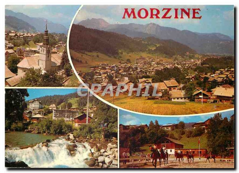 Postcard Modern Morzine (Haute Savoie) 1000 Alt 2000 m