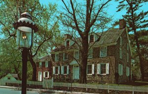 Vintage Postcard Parry Mansion New Hope Bucks County Pennsylvania PA