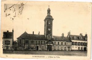 CPA ROMORANTIN - L'Hotel de Ville (208082)