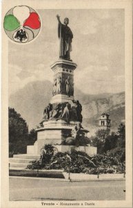 CPA Trento Monumento a Dante ITALY (809110)