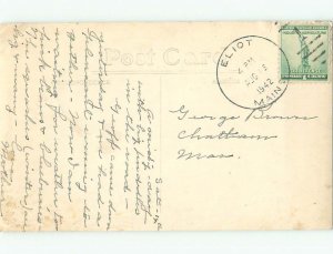 1940's rppc NICE VIEW Postmarked Eliot Maine ME i7738
