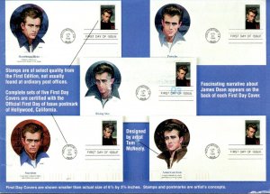 Stamps On Postcards The Official James Dean First Day Covers Order Card