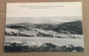 VINTAGE UNUSED .01  PC - CRANBERRY ISLANDS FR. CADILLAC MTN., BAR HARBOR, MAINE