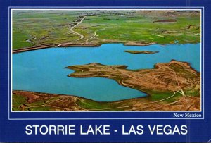 New Mexico Las Vegas Aerial View Storrie Lake