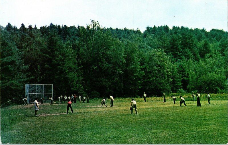 Camp Notre Dame Spofford New Hampshire NH Barry Field Monsingnor Postcard Vtg 