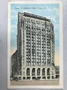 Vintage Postcard 1915-1930 Santa Fe Building Dallas Texas